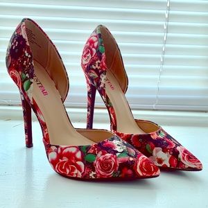 FLORAL HEELS